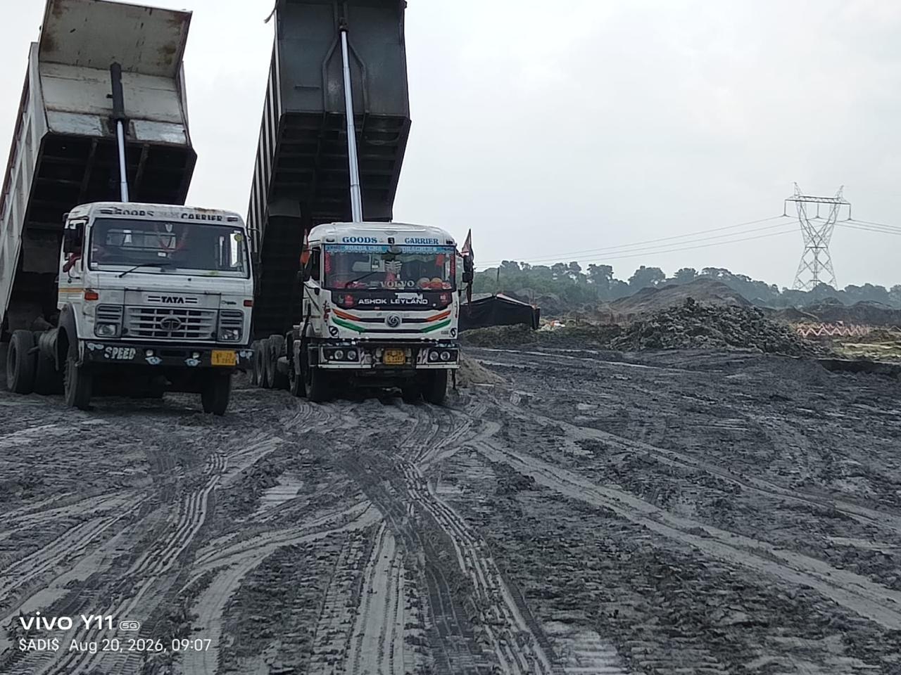 Material transport at site