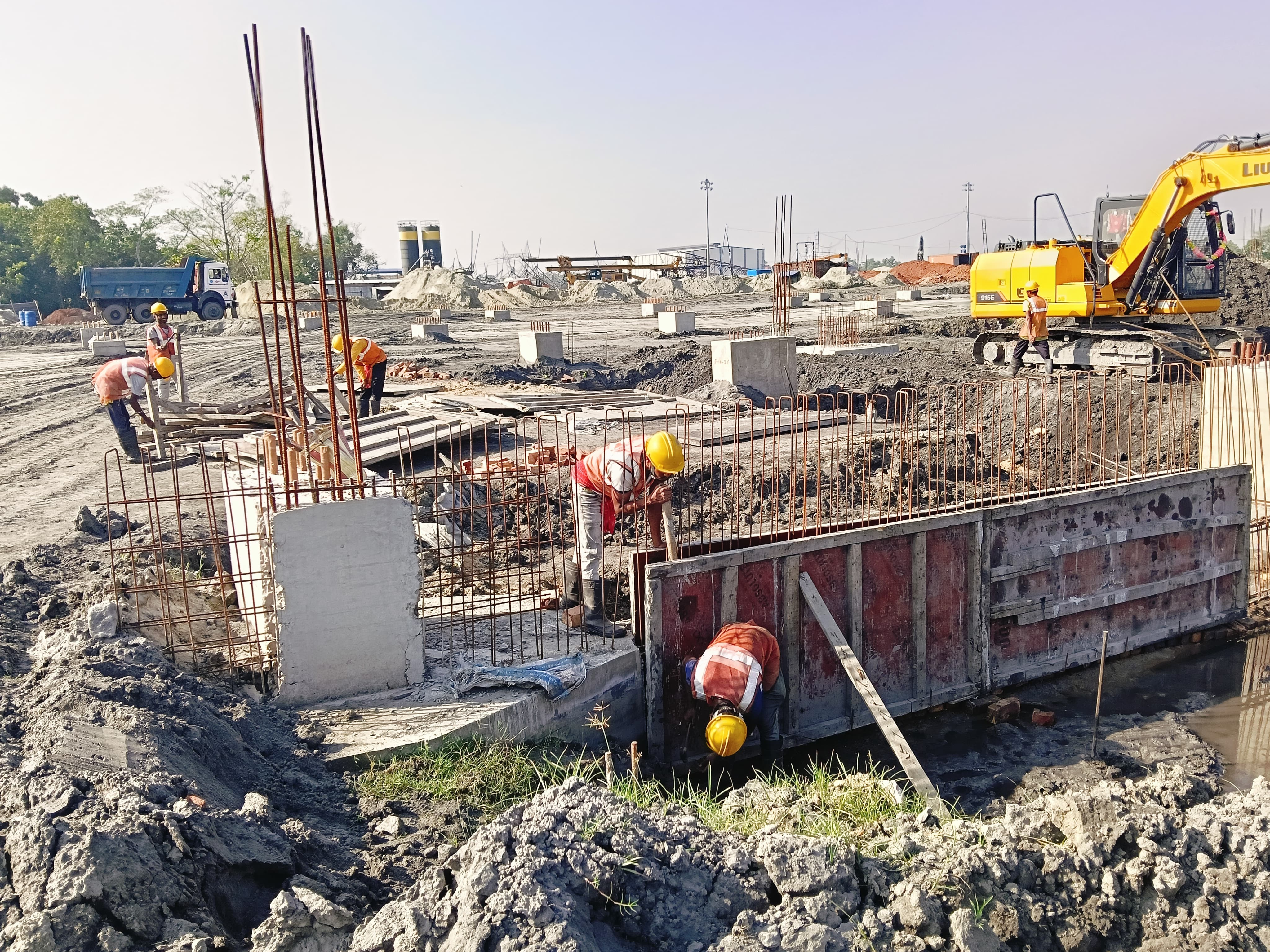 Civil construction and finishing project photograph